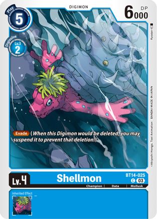 Shellmon (BT14-025) - Blast Ace-1