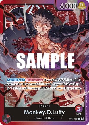 Monkey.D.Luffy (002) (ST10-002) - Ultra Deck: The Three Captains Foil-1