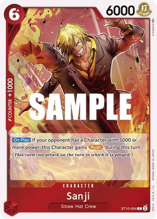 Sanji (ST10-004) - Ultra Deck: The Three Captains Foil-1