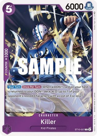 Killer (ST10-007) - Ultra Deck: The Three Captains Foil-1