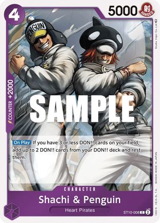 Shachi & Penguin (ST10-008) - Ultra Deck: The Three Captains Foil-1