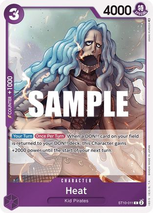 Heat (ST10-011) - Ultra Deck: The Three Captains Foil-1