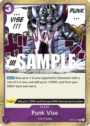 Punk Vise (ST10-017) - Ultra Deck: The Three Captains Foil-1