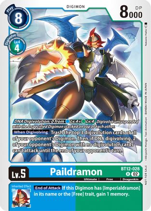 Paildramon (NYCC 2023 Demo Deck) (BT12-028) - Across Time-1