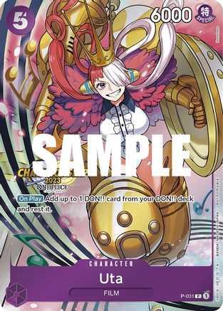 Uta (CS 2023 Event Pack) (P-031) - One Piece Promotion Cards Foil-1