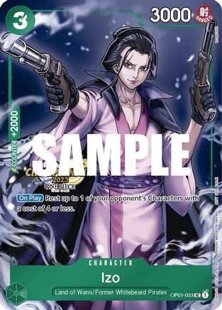Izo (CS 2023 Celebration Pack) (OP01-033) - One Piece Promotion Cards Foil-1