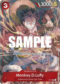 Monkey.D.Luffy (006) (CS 2023 Celebration Pack) (P-006) - One Piece Promotion Cards Foil-1