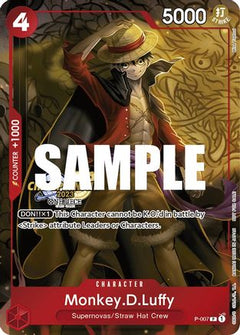 Monkey.D.Luffy (007) (CS 2023 Celebration Pack) (P-007) - One Piece Promotion Cards Foil-1
