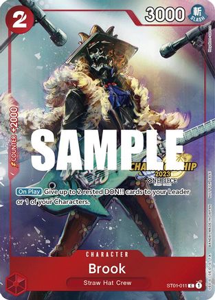 Brook (CS 2023 Celebration Pack) (ST01-011) - One Piece Promotion Cards Foil-1