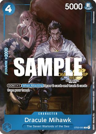 Dracule Mihawk (CS 2023 Celebration Pack) (ST03-005) - One Piece Promotion Cards Foil-1