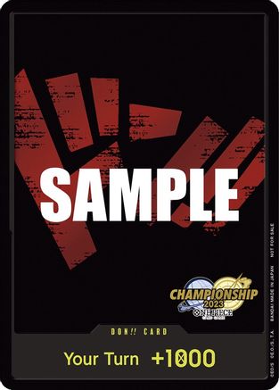 DON!! Card (CS 2023 Celebration Pack) - One Piece Promotion Cards Foil-1