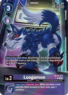 Loogamon (Alternate Art) (BT14-071) - Blast Ace Foil-1