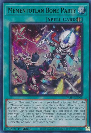 Mementotlan Bone Party (VASM-EN009) - Valiant Smashers 1st Edition-1