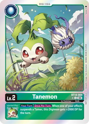 Tanemon (Blast Ace Box Promotion Pack) (BT14-004) - Blast Ace Foil-1