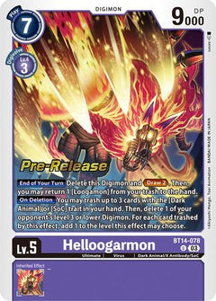 Helloogarmon (BT14-078) - Blast Ace Pre-Release Cards Foil-1