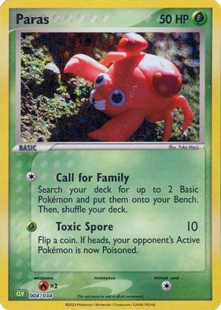Paras 4 - Trading Card Game Classic Holofoil-1