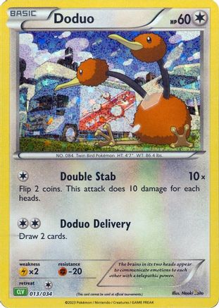 Doduo 13 - Trading Card Game Classic Holofoil-1