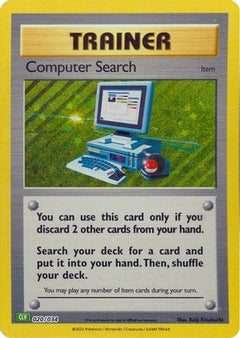 Computer Search (CLV) 20 - Trading Card Game Classic Holofoil-1