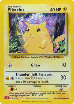 Pikachu 8 - Trading Card Game Classic Holofoil-1