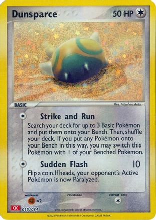 Dunsparce 15 - Trading Card Game Classic Holofoil-1
