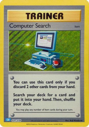 Computer Search (CLB) 20 - Trading Card Game Classic Holofoil-1