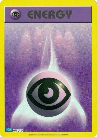 Basic Psychic Energy 34 - Trading Card Game Classic-1