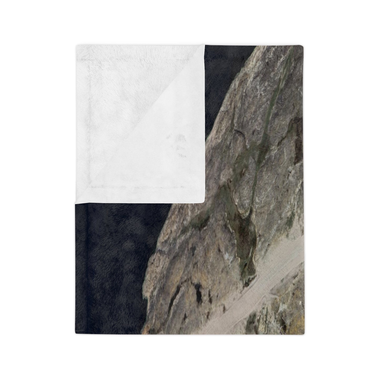 Ivujivik Nunavik Velveteen Throw Blanket