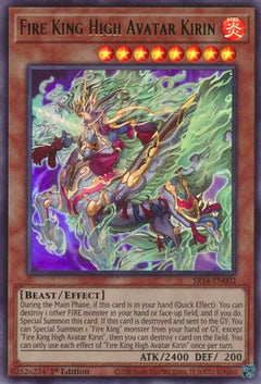 Fire King High Avatar Kirin (SR14-EN002) - Structure Deck: Fire Kings 1st Edition-1