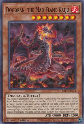 Dogoran, the Mad Flame Kaiju (SR14-EN014) - Structure Deck: Fire Kings 1st Edition-1