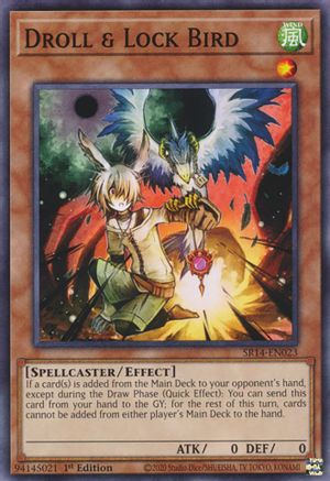 Droll & Lock Bird (SR14-EN023) - Structure Deck: Fire Kings Unlimited-1