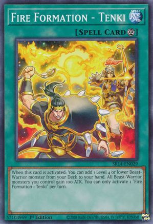 Fire Formation - Tenki (SR14-EN029) - Structure Deck: Fire Kings 1st Edition-1