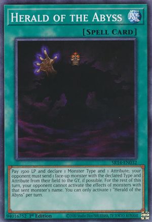 Herald of the Abyss (SR14-EN032) - Structure Deck: Fire Kings Unlimited-1