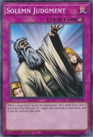Solemn Judgment (SR14-EN038) - Structure Deck: Fire Kings 1st Edition-1