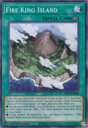 Fire King Island (SR14-EN048) - Structure Deck: Fire Kings 1st Edition-1