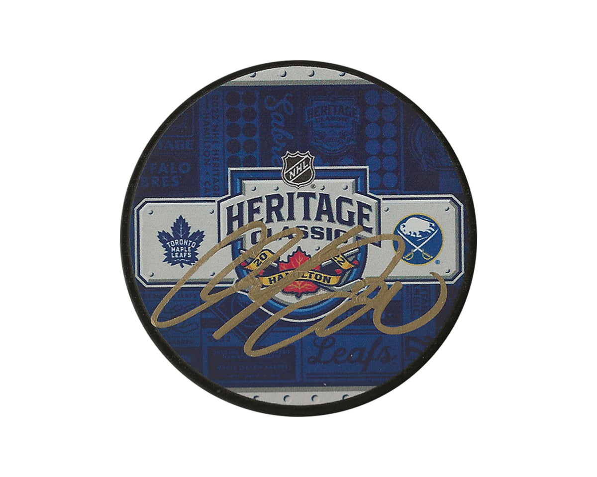 Palet souvenir Heritage Classic 2022 autographié par Cody Eakin-1