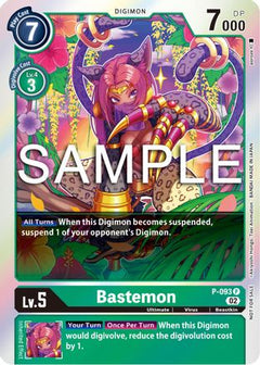 Bastemon - P-093 (3rd Anniversary Update Pack) (P-093) - Digimon Promotion Cards Foil-1