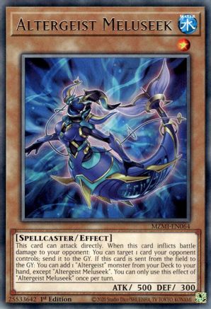 Altergeist Meluseek (MZMI-EN064) - Maze of Millennia 1st Edition