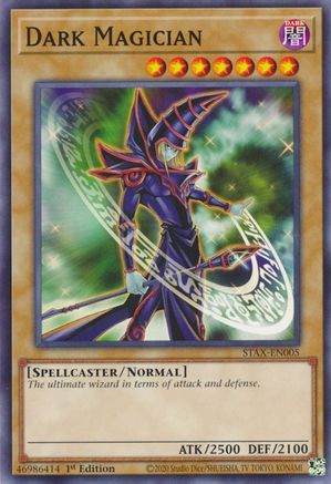 Dark Magician (STAX-EN005) - 2-Player Starter Set 1st Edition-1