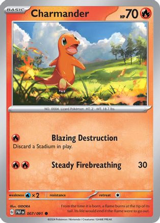 Charmander - 007/091 7 - SV Paldean Fates-1
