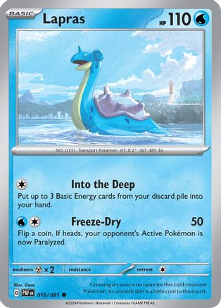 Lapras 16 - SV Paldean Fates-1