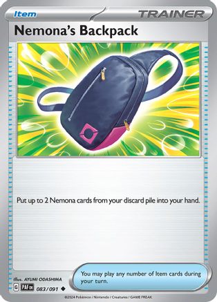 Nemona's Backpack 83 - SV Paldean Fates-1