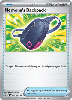 Nemona's Backpack 83 - SV Paldean Fates-1