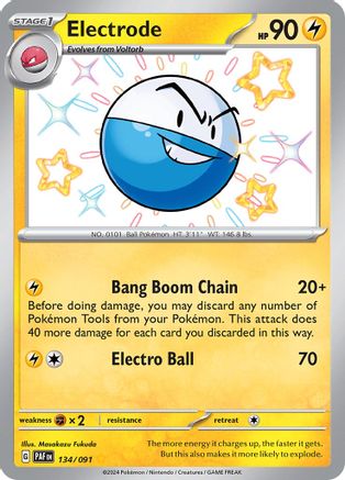 Electrode 134 - SV Paldean Fates Holofoil-1