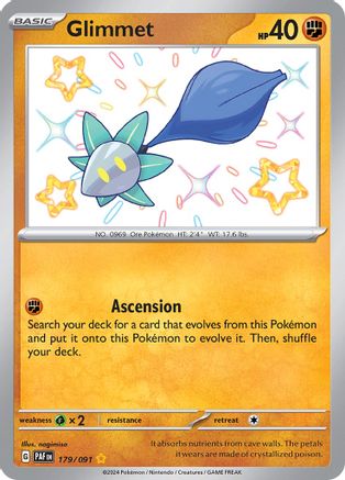 Glimmet 179 - SV Paldean Fates Holofoil-1