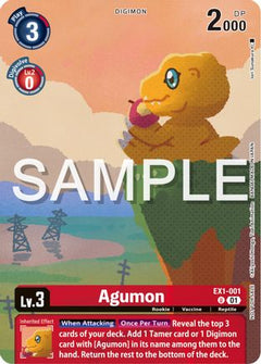 Agumon (Digimon Illustration Competition Pack 2023) (EX1-001) - Classic Collection-1