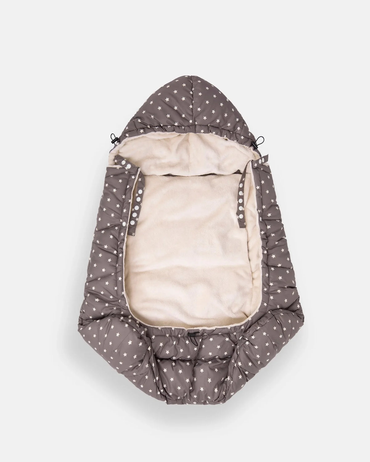 K-Poncho - Plush | 7am Enfant |  Ash Oak Stars Heavy Weight-3