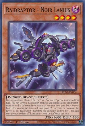 Raidraptor - Noir Lanius (PHNI-EN004) - Phantom Nightmare 1st Edition-1