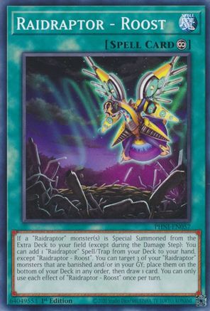 Raidraptor - Roost (PHNI-EN057) - Phantom Nightmare 1st Edition-1