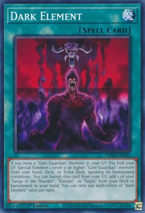 Dark Element (PHNI-EN063) - Phantom Nightmare 1st Edition-1