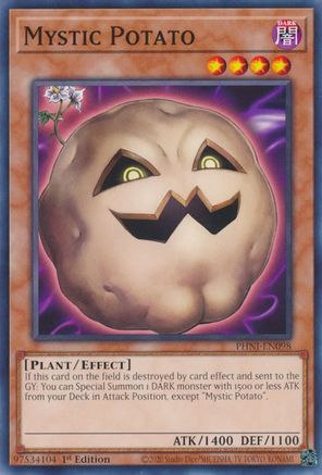 Mystic Potato (PHNI-EN098) - Phantom Nightmare 1st Edition-1